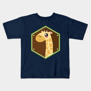 Loving Giraffe Animal T shirt Kids T-Shirt